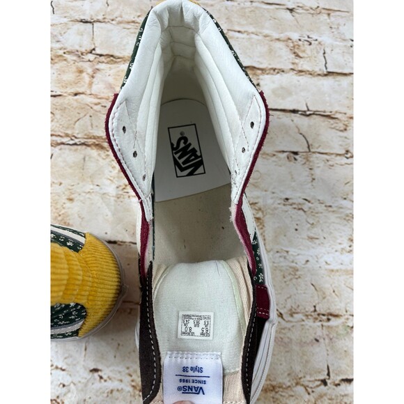 Sk8-Hi 38 DX 'OG Corduroy Floral Vans sz 8 - Picture 7 of 7